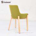 Modern Softcover Seat Wood Leg Dining Chair DC-959